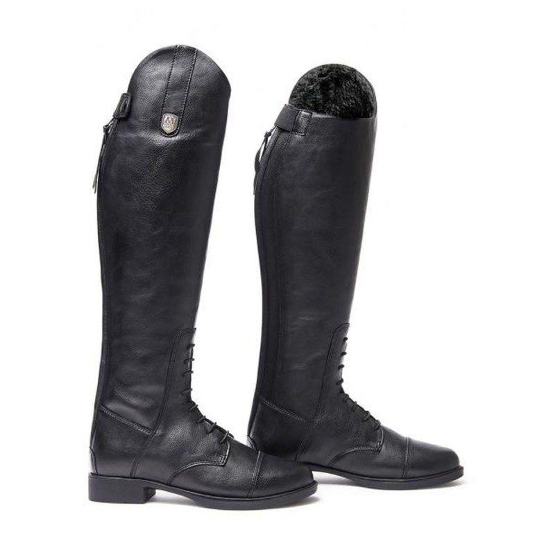 Mountain Horse Veganza Young Winter ridestøvler sort vegansk læder str. 39/40 RR Mountain Horse Veganza Young Winter ridestøvler sort vegansk læder str. 39/40 RR
