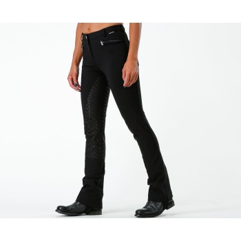 Jodhpur Ridebukser med fuld silikonegrib str. 38 sort Mountain Horse Amira Long