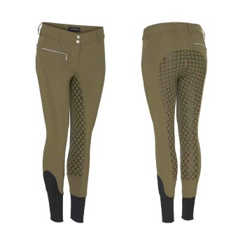 Ridebukser Fuldgrip Alissa Equipage str 34 Grøn