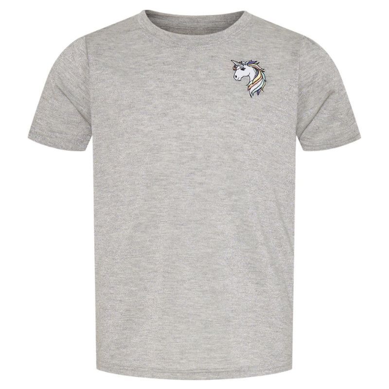 T-shirt Silver str 158/164 grå Equipage