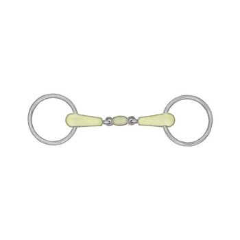 Tre-delt Trensebid 14,5 cm Apple Mouth Horze Tre-delt Trensebid 14,5 cm Apple Mouth Horze