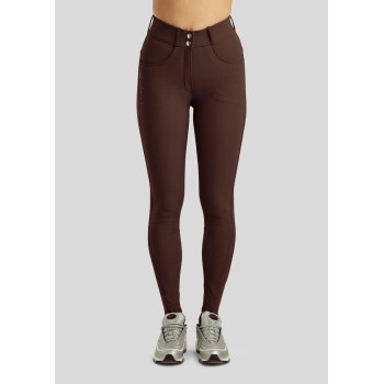 Ridebukser Montar Megan højtalje Brun str 46