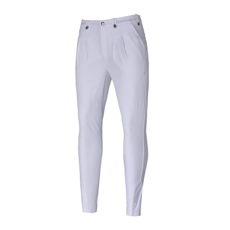 Ridebukser Herre Kingsland KLkarlos Knee Grip Hvid str 56