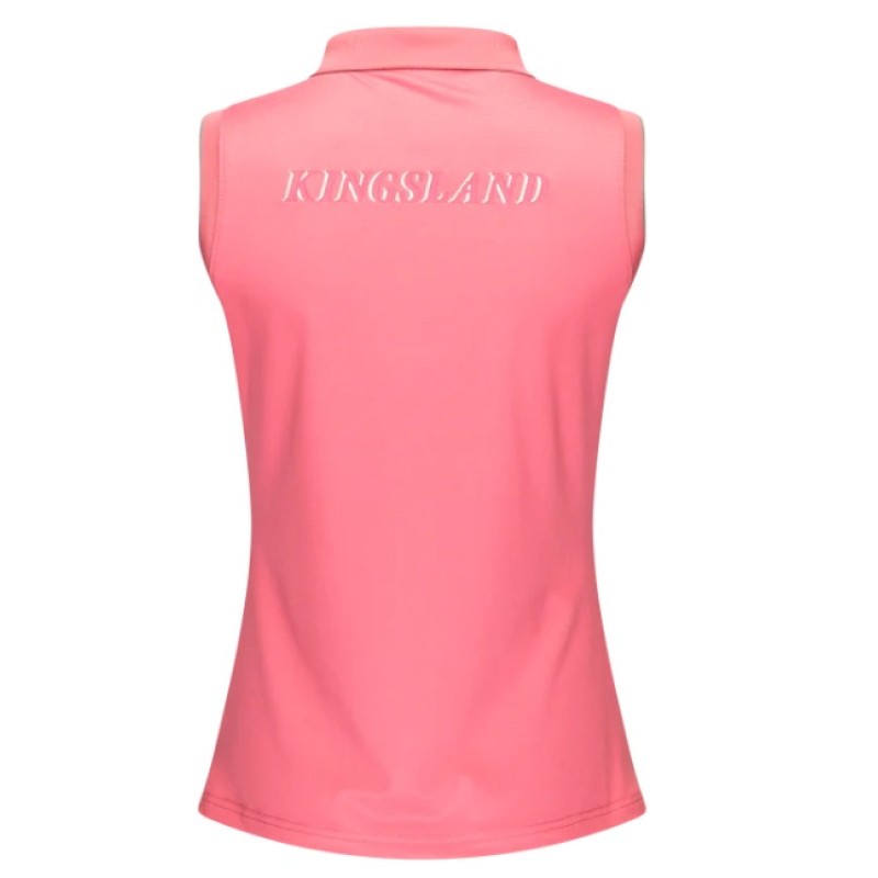 Ærmeløs bluse Pink dame Kingsland Caelina