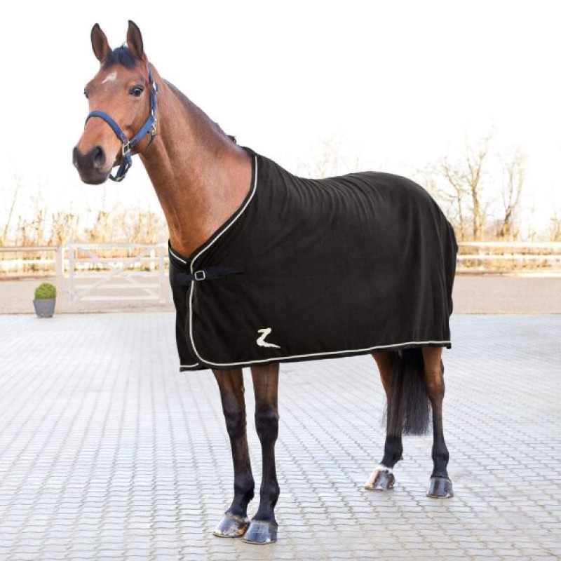 Fleece Cooler dækken Marineblå str 140