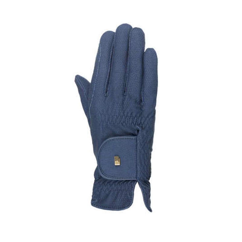 Ridehandske str 10.5 Navy Roeckl
