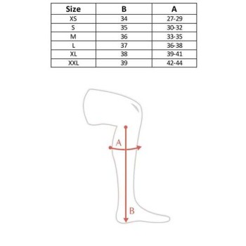 Læderleggins Franci Sort str M Læderleggins Franci Sort str M