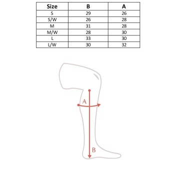 Leggins med rib Amara Junior str L