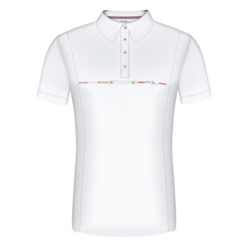 Stævnebluse Herre Hvid Fair Play David str L