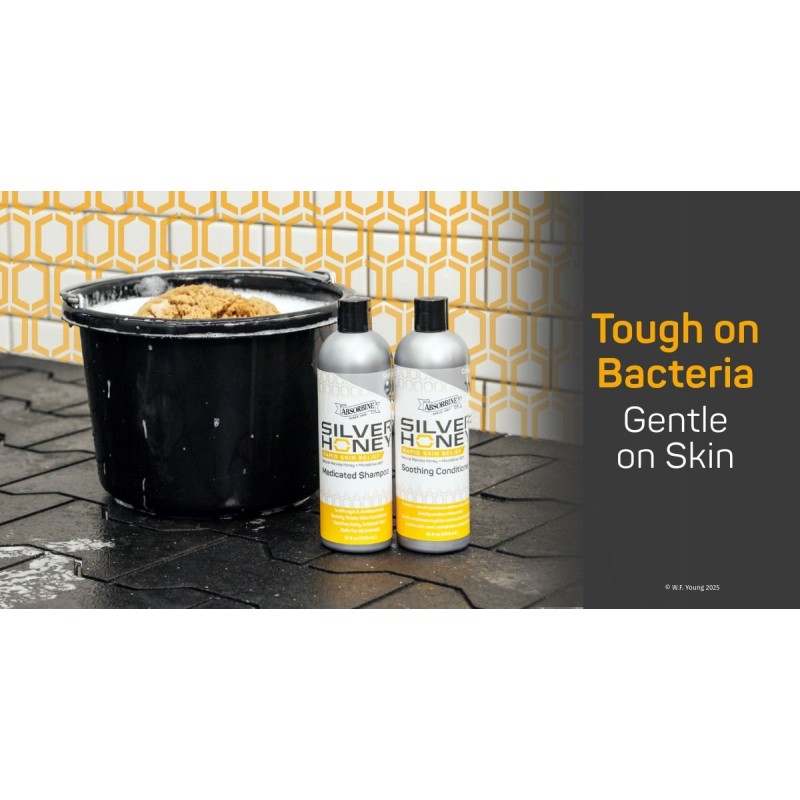 Silver honey med shampoo 473 ml Absorbine Silver honey med shampoo 473 ml Absorbine