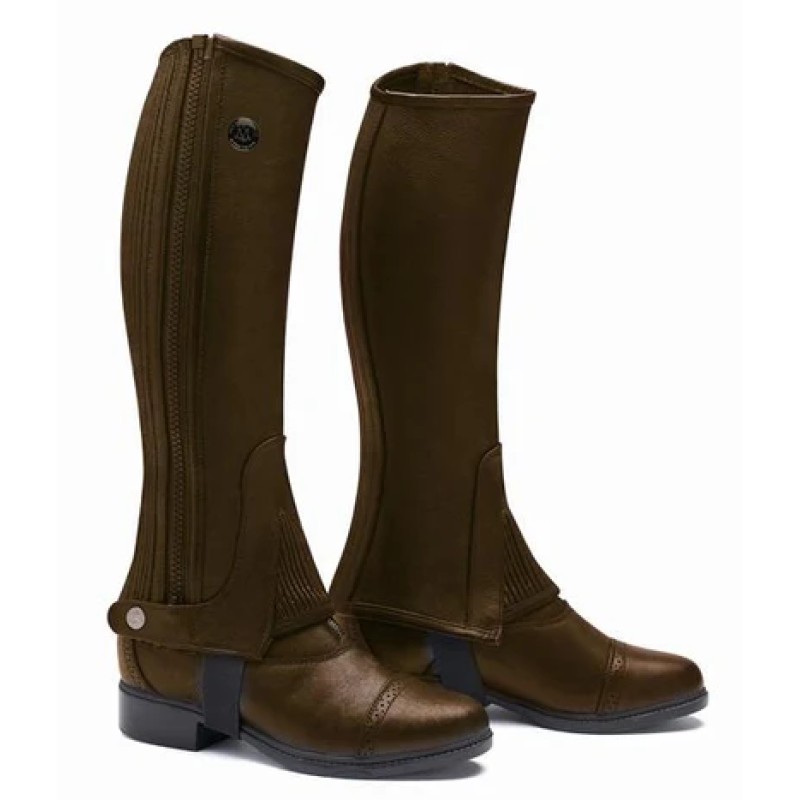 Læder leggins med rib str xxs Mountain Horse Læder leggins med rib str xxs Mountain Horse
