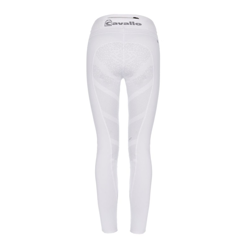 Ridebukser Cavallo Cavallin Tights Fullgrip Hvid str 32