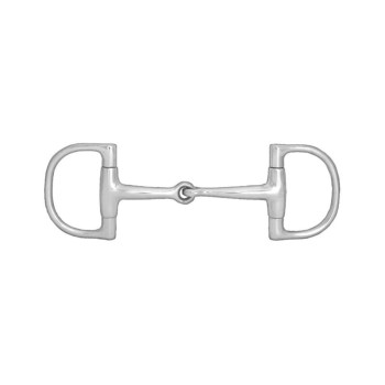 D-Ring Trensebid 2-delt 14,5 cm Horze D-Ring Trensebid 2-delt 14,5 cm Horze