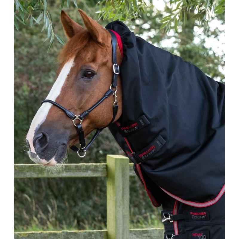 Dækkenhals 200g Medium small sort Premier Equine Dækkenhals 200g Medium small sort Premier Equine