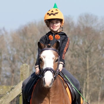 Hjelm Cover Halloween Pumpkin one size QHP Hjelm Cover Halloween Pumpkin one size QHP