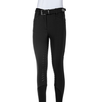 Ridebukser Donna Full Grip Dame str. 34 Sort