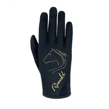 Ridehandske str 3 Roeckl Tryon Sort Ridehandske str 3 Roeckl Tryon Sort