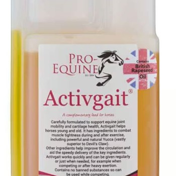 Activgait 0,5 liter - Tilskud til led og muskler til hest 500ml