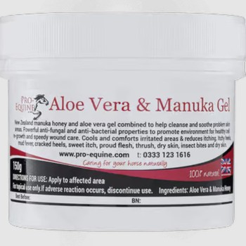 Aloe Vera & Manuka Gel - 150 gram - Førstehjælp til sår til Hest