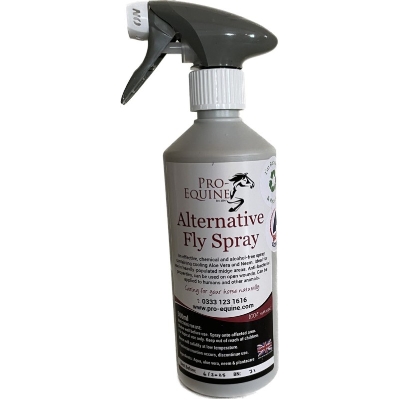 Alternativ Flue og Mitte spray 500 ml med forstøver til hest Alternativ Flue og Mitte spray 500 ml med forstøver til hest