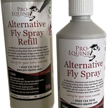Alternativ Flue og Mitte spray 1000 ml uden forstøver til hest Alternativ Flue og Mitte spray 1000 ml uden forstøver til hest