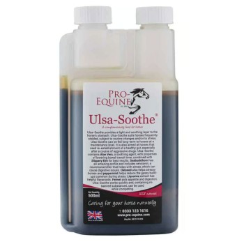 Ulsa-Soothe 500 ml - Tilskud mod mavesyre og mavesår til hest Ulsa-Soothe 500 ml - Tilskud mod mavesyre og mavesår til hest