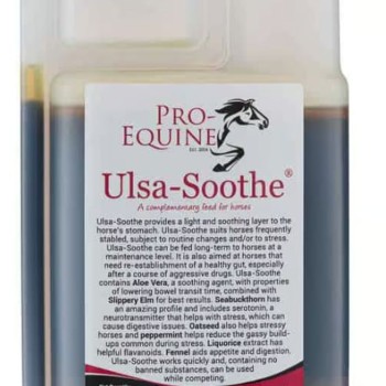 Ulsa-Soothe 500 ml - Tilskud mod mavesyre og mavesår til hest Ulsa-Soothe 500 ml - Tilskud mod mavesyre og mavesår til hest
