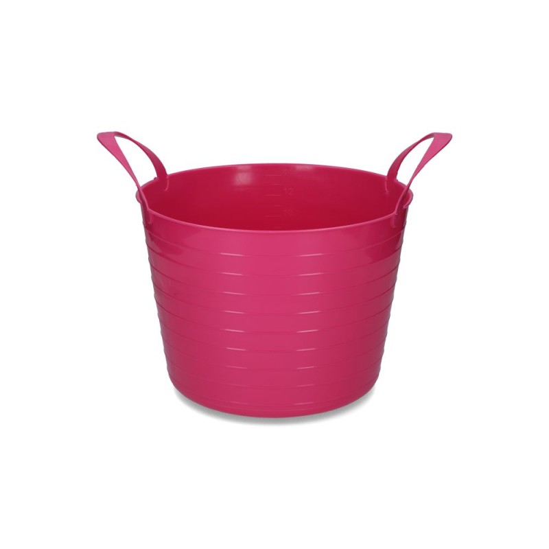 Spand V-Trug Flexi 14 liter Lyserød