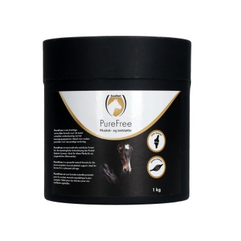 PureFree 1 kg til hest – Støtte til led, muskler og sener med MSM, Gurkemeje, Boswelia og fiskeolie Excellent Horse PureFree 1 kg til hest – Støtte til led, muskler og sener med MSM, Gurkemeje, Boswelia og fiskeolie Excellent Horse