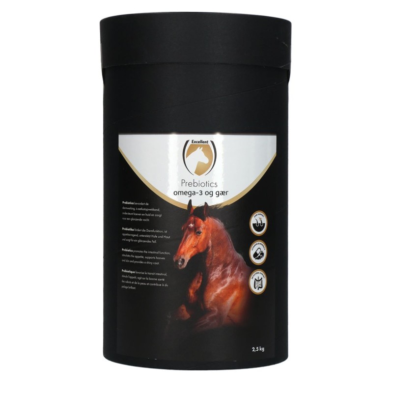 Prebiotics 2.5 kg – Støtte til Fordøjelse og Sundhed - Excellent Horse Prebiotics 2.5 kg – Støtte til Fordøjelse og Sundhed - Excellent Horse