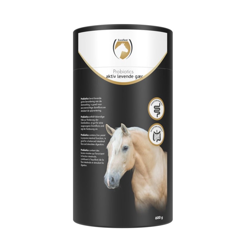 Probiotics 600 g – tilskud til en sund fordøjelse og tarmflora - Excellent Horse