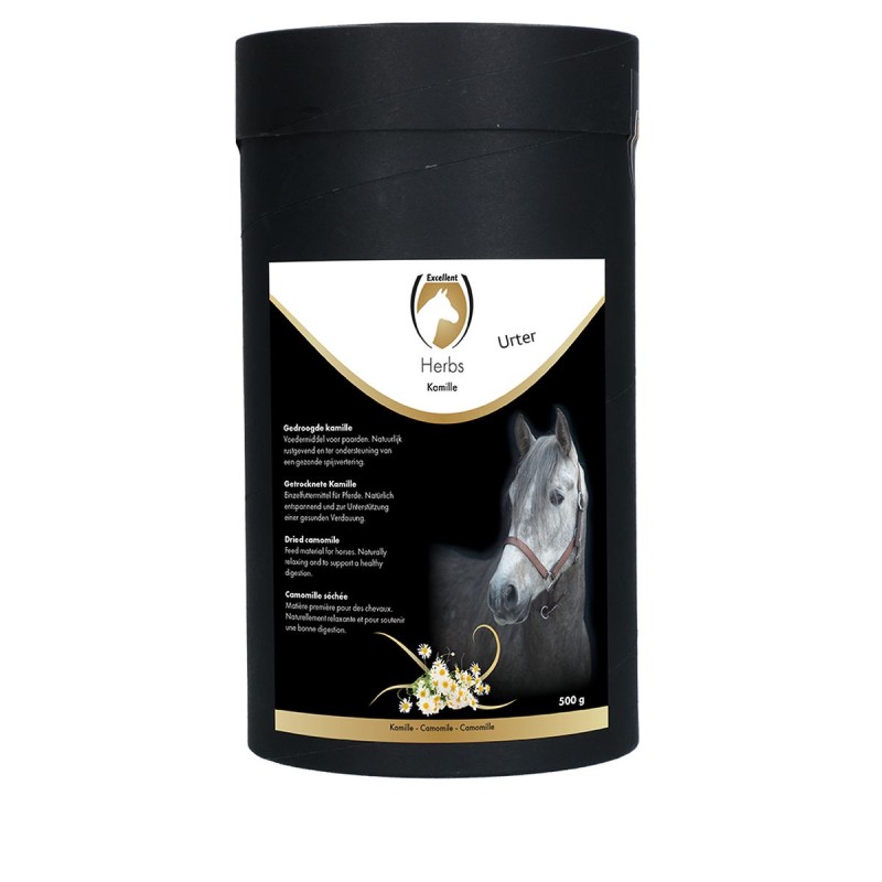 Kamille 500 g - Mod stress og støtte til fordøjelsen - Excellent Horse Urter