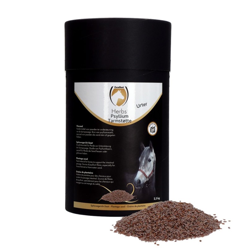 Loppefrø 2,5 kg Excellent Horse Urter Loppefrø 2,5 kg Excellent Horse Urter