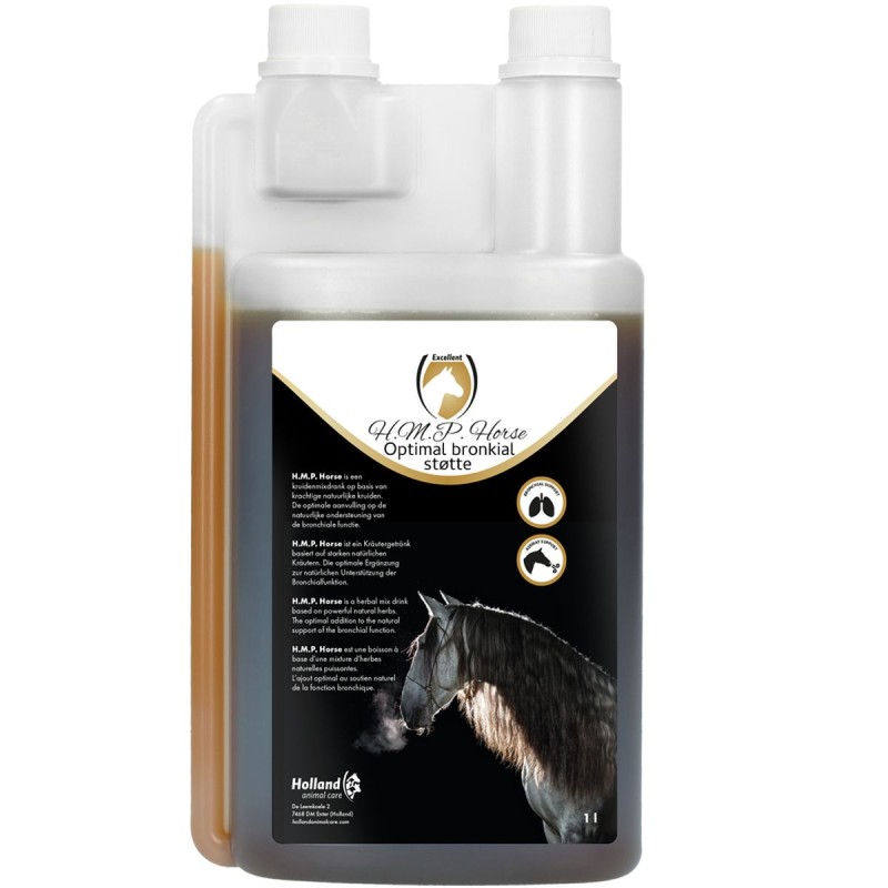 HMP Væske 1 liter Åndedræt Excellent Horse Urter