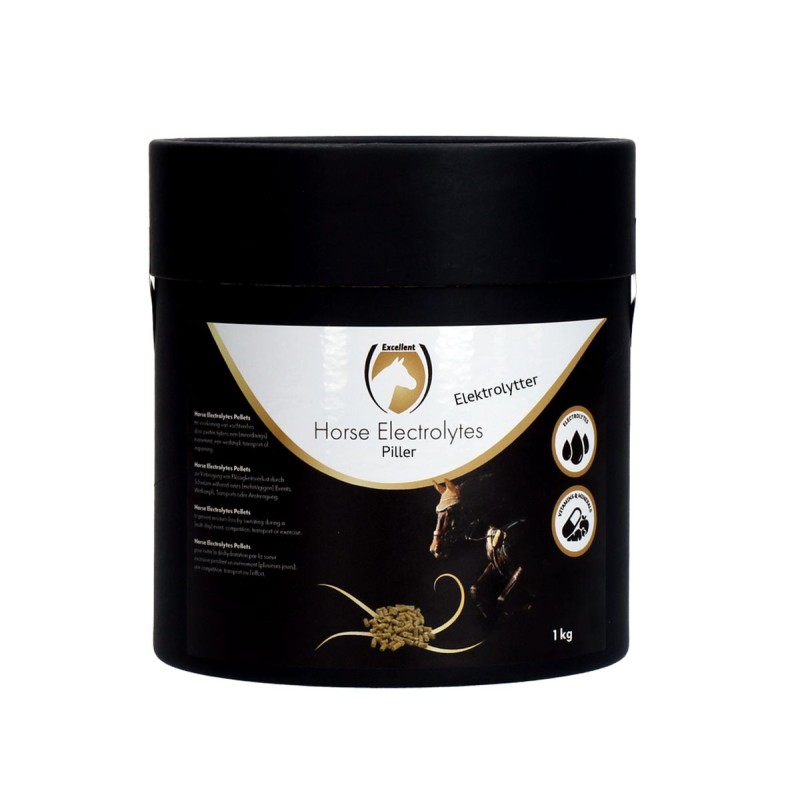 Elektrolyt pellets 1 kg - væskebalance - Excellent Horse