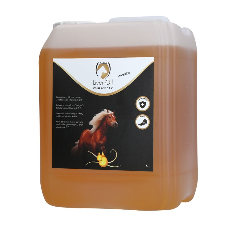Leverolie 5 liter Excellent Horse