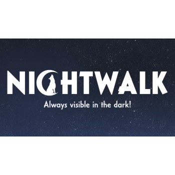 Nightwalk sikkerhedssele gul refleks med LED