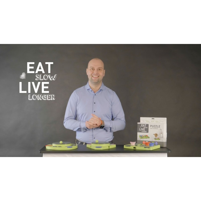 Eat Slow Live Longer Puslespilstrekant Eat Slow Live Longer Puslespilstrekant
