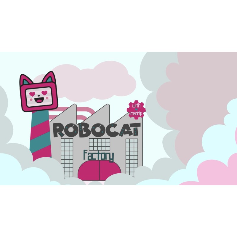 Robocat Mus Grå Robocat Mus Grå