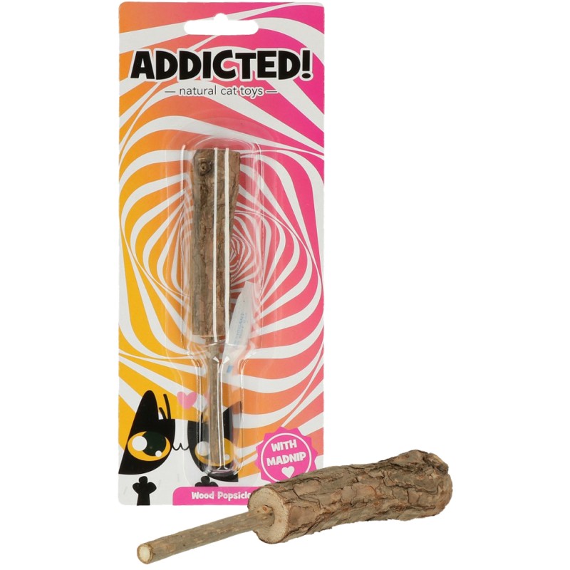 Addicted! Træpind kattelegetøj Addicted! Træpind kattelegetøj
