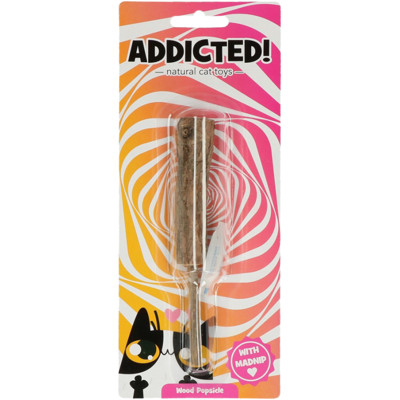 Addicted! Træpind kattelegetøj Addicted! Træpind kattelegetøj