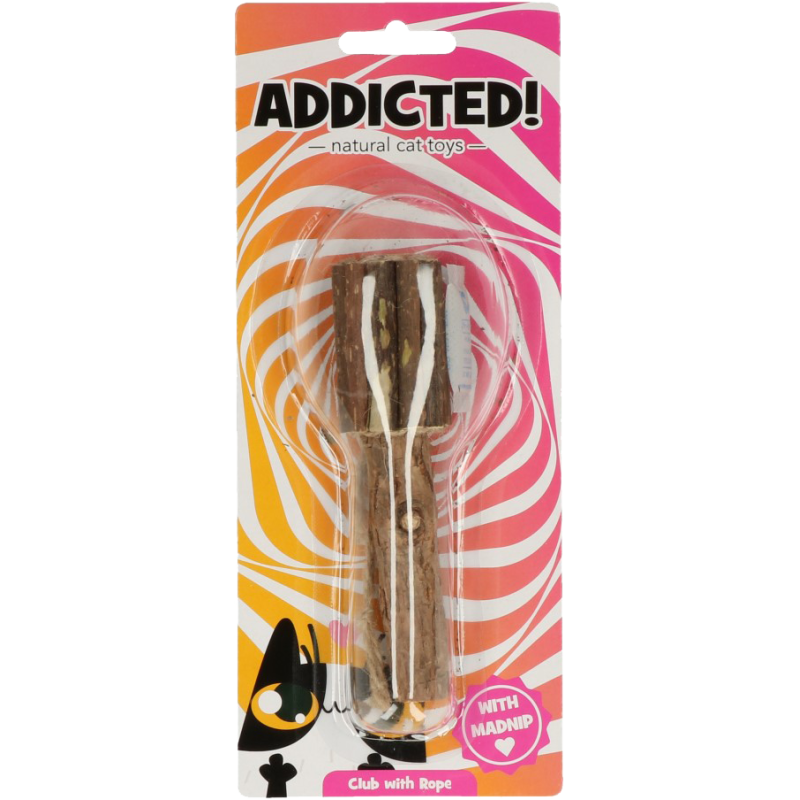Addicted! Pind med reb kattelegetøj Addicted! Pind med reb kattelegetøj