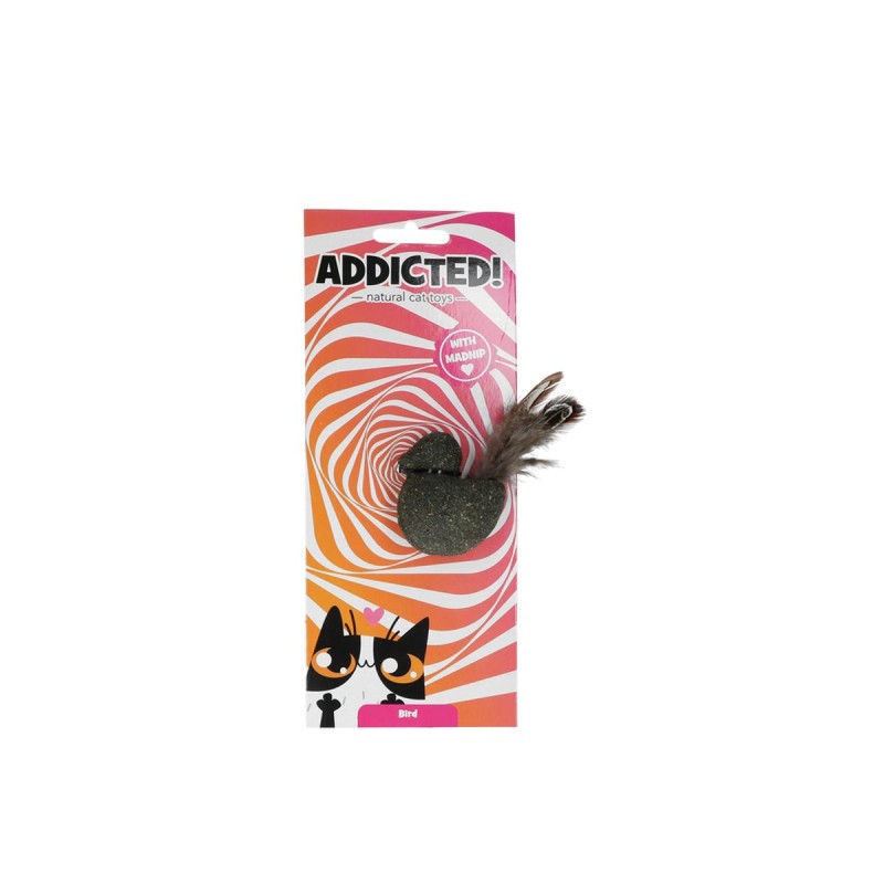 Fugl med fjer kattelegetøj Addicted!