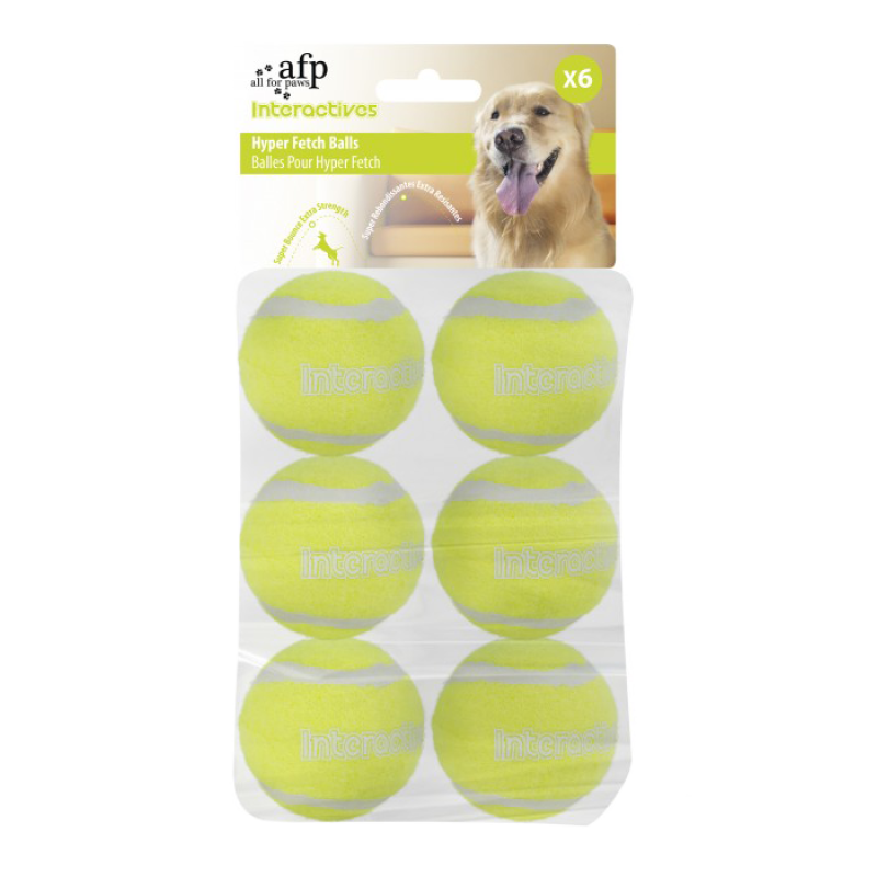 AFP Interactives - Hyper Fetch Super Bounce Tennisbold (6-pak) AFP Interactives - Hyper Fetch Super Bounce Tennisbold (6-pak)