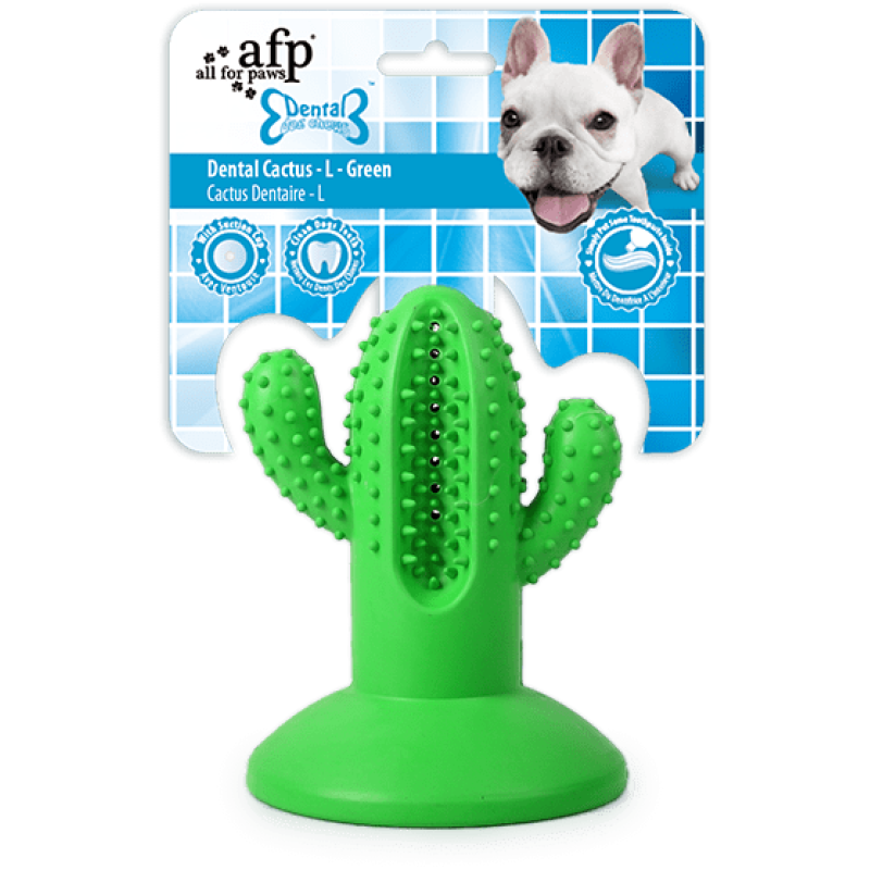 AFP Tandlægetyggepinde - Dental Cactus L Grøn AFP Tandlægetyggepinde - Dental Cactus L Grøn