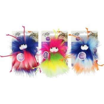 Pelsagtig bold - Flufferrød Kattelegetøj AFP Pelsagtig bold - Flufferrød Kattelegetøj AFP