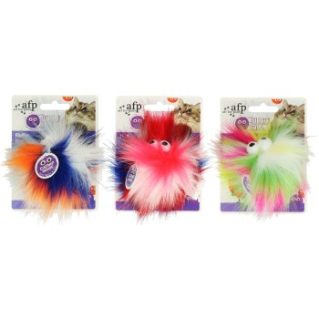 Lodret bold - Fluffy bold orange Kattelegetøj AFP Lodret bold - Fluffy bold orange Kattelegetøj AFP