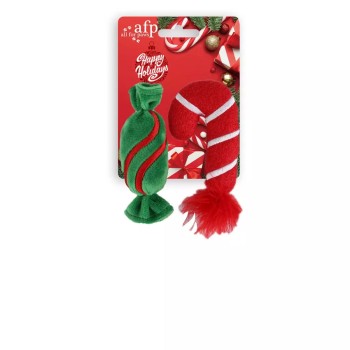 AFP God Jul 2-pak slik og slikkepind til kat AFP God Jul 2-pak slik og slikkepind til kat