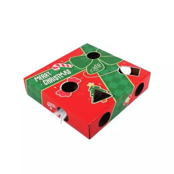 AFP Happy Holidays Peek'A'Pounce gaveæske til kat AFP Happy Holidays Peek'A'Pounce gaveæske til kat