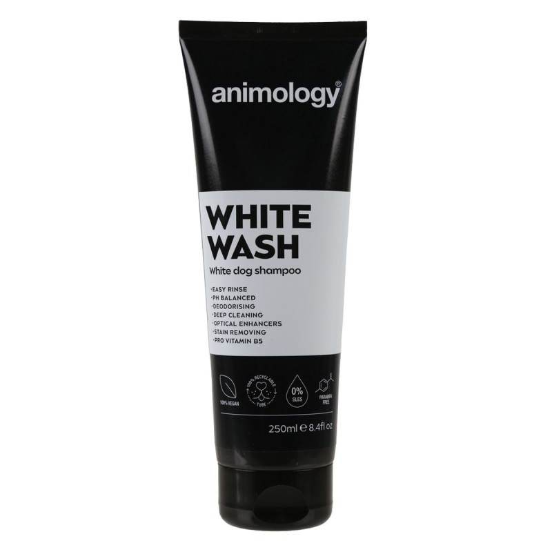 Hvidvasket hundeshampoo 250 ml Animology